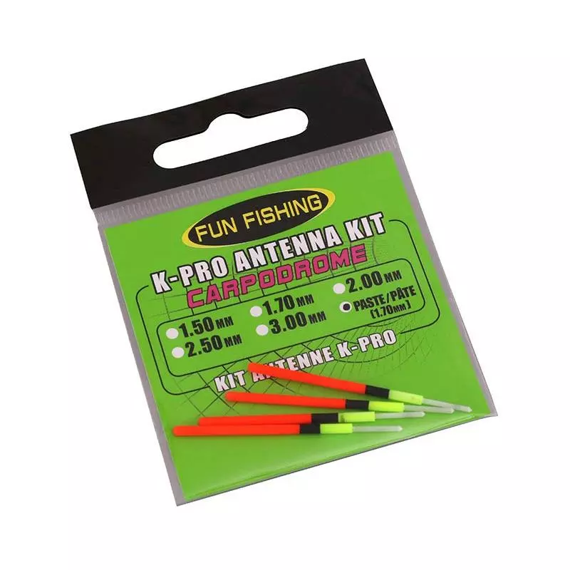 KIT ANTENNE FUN FISHING PASTE - PAR 4 1 KIT ANTENNE FUN FISHING PASTE - PAR 4